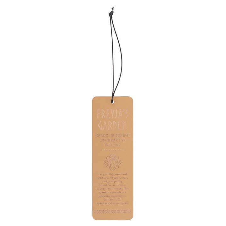 Freyja's Garden Wooden Viking Bookmark
