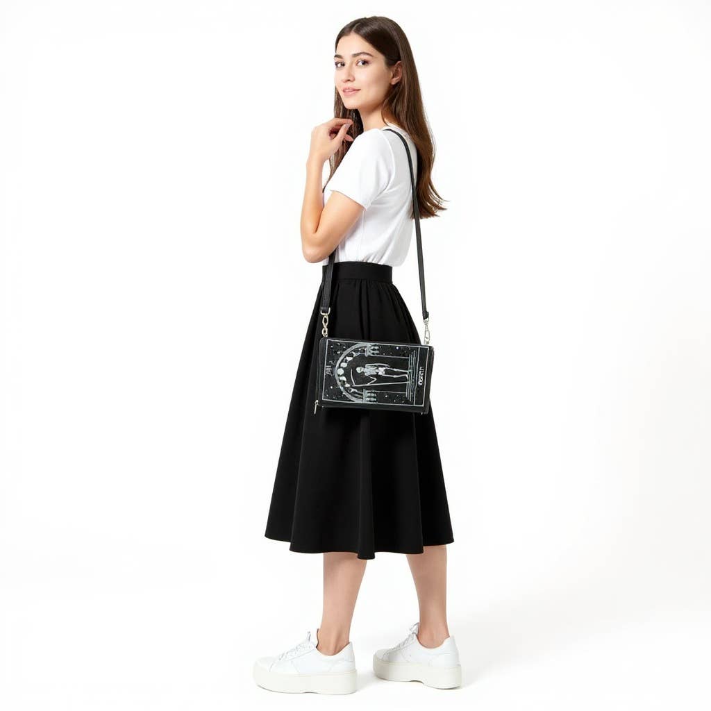 Tarot Card Book Clutch Bag
