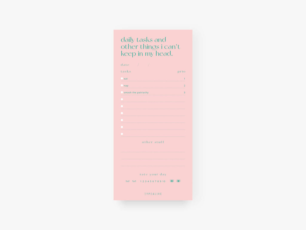 Notepad “slim”/Things