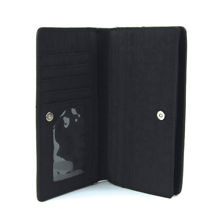 Vintage Book Wallet- Book of wealth