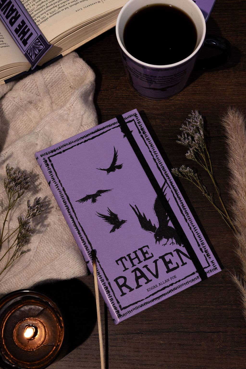Journal, The Raven - Purple