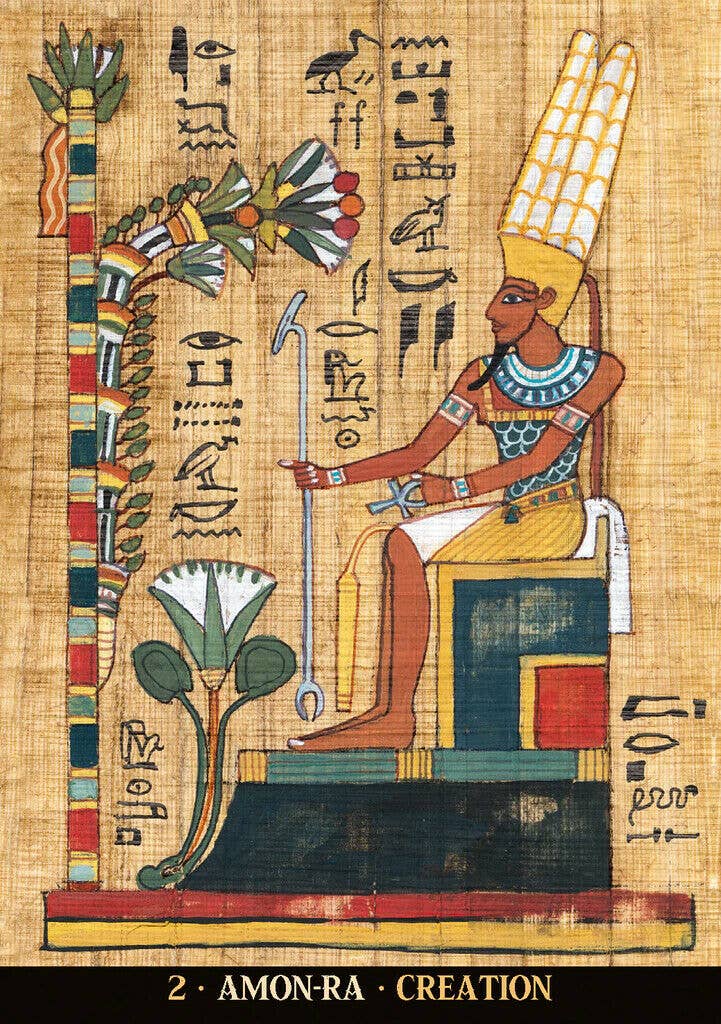 Egyptian Gods Oracle Cards Lo Scarabeo