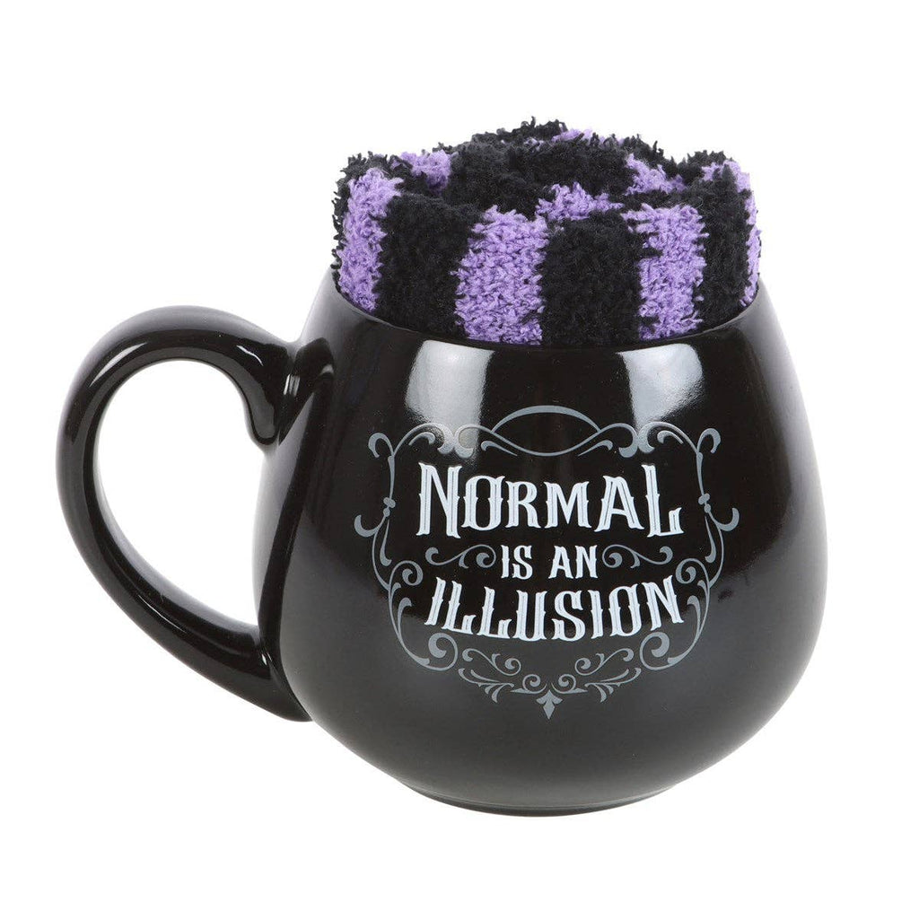 Normal is an Illusion Gothic krus- og sokkesett