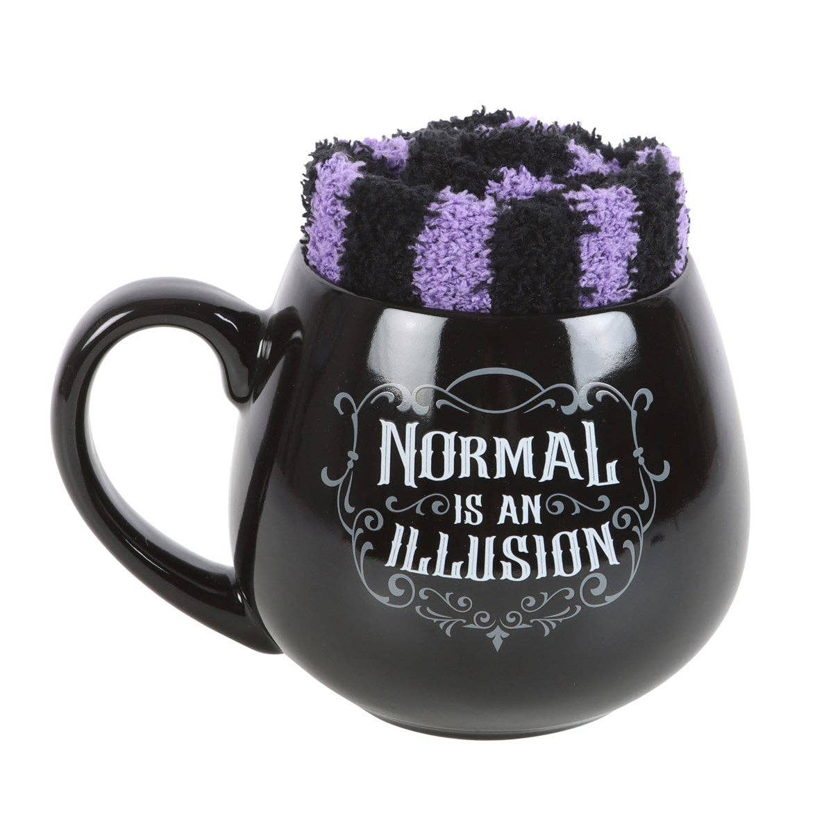 Normal is an Illusion Gothic krus- og sokkesett