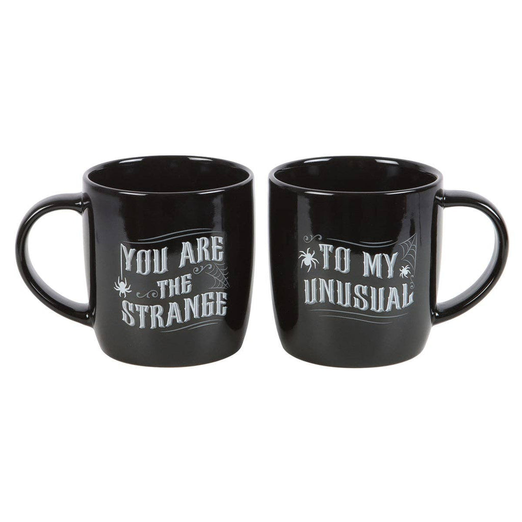 You are the strange to my unusual, Coffee mug set