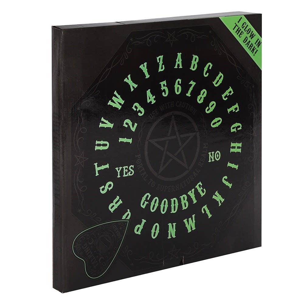 Gothic Halloween Glow in the Dark Octagon Ouija-brett