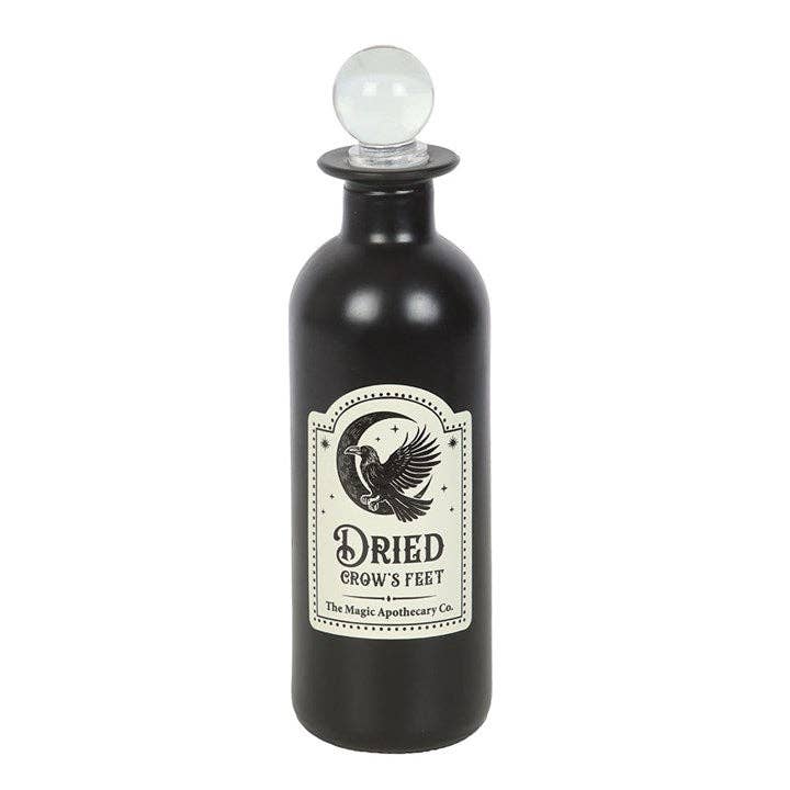 Dried Crow's Feet dekorativ eliksirflaske
