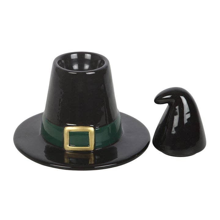 Black Witch Hat Halloween Oil Burner