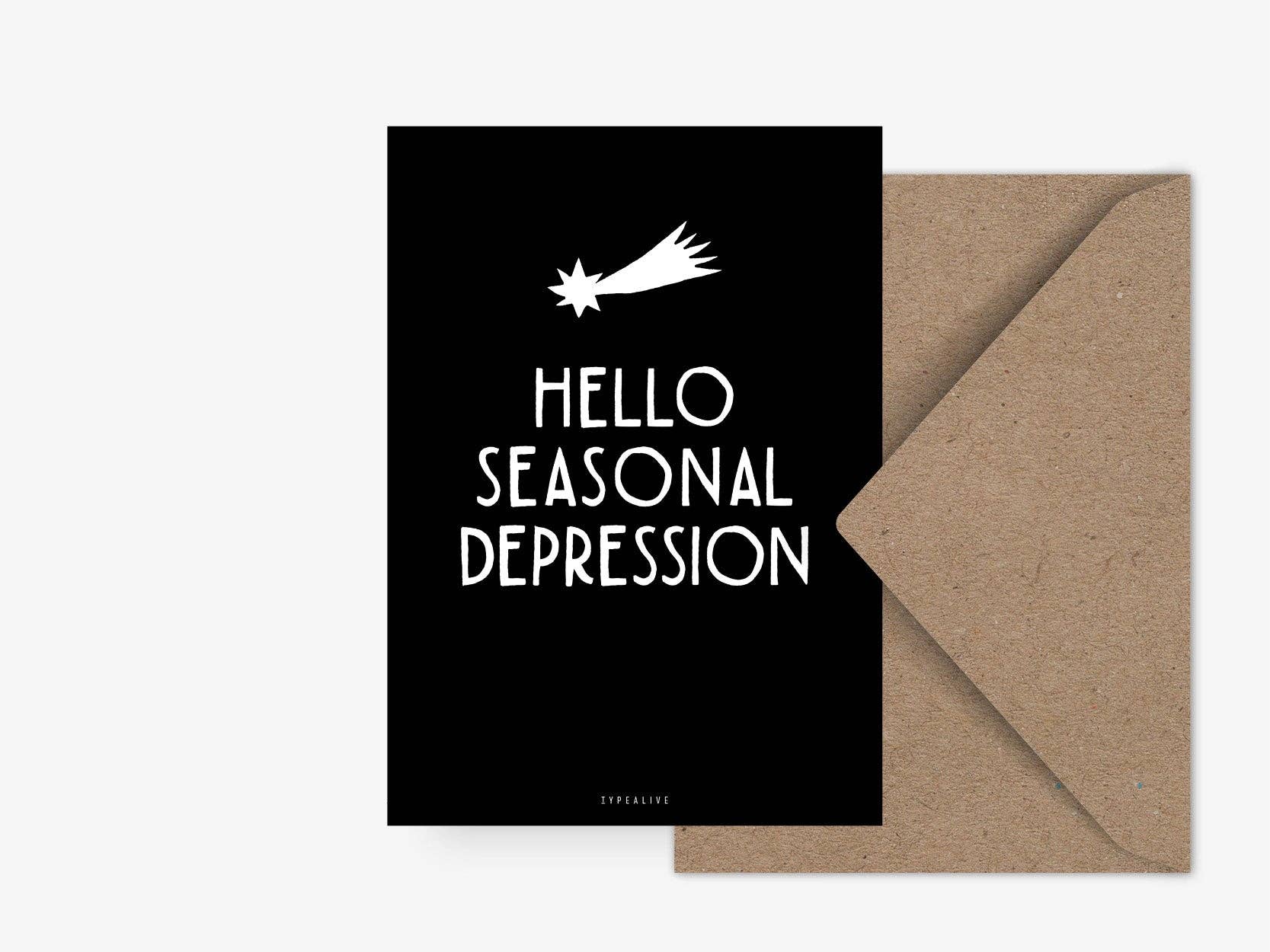 typealive - Postcard/Seasonal Depression