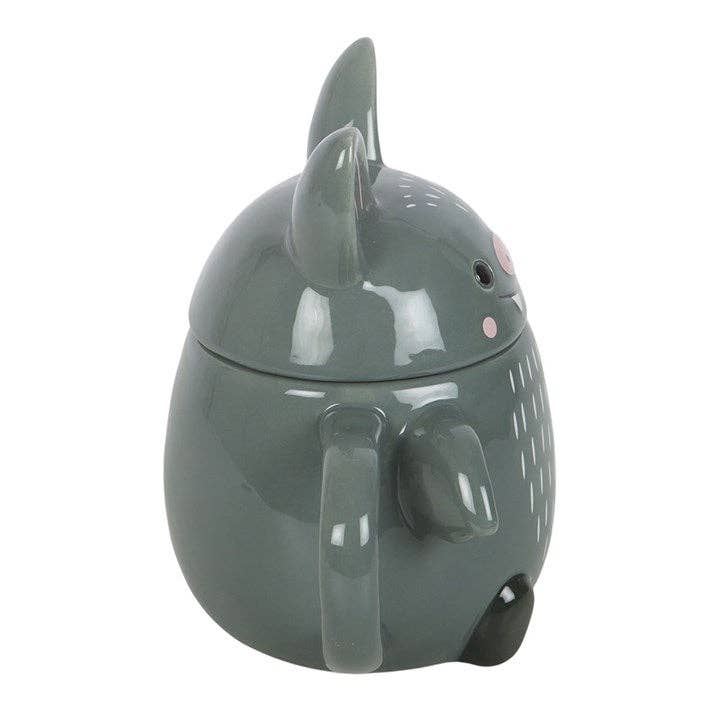 Cute Bat Halloween Lidded Mug