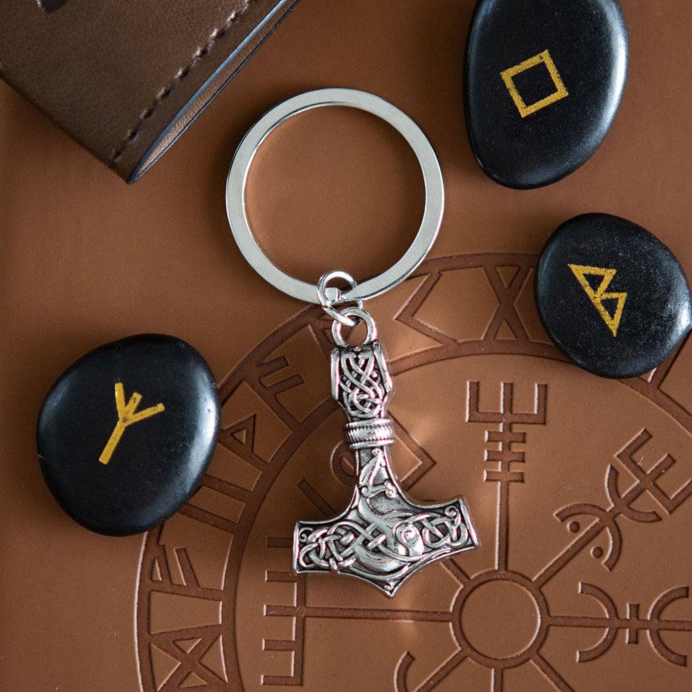 Mjölnir Hammer Viking Keyring
