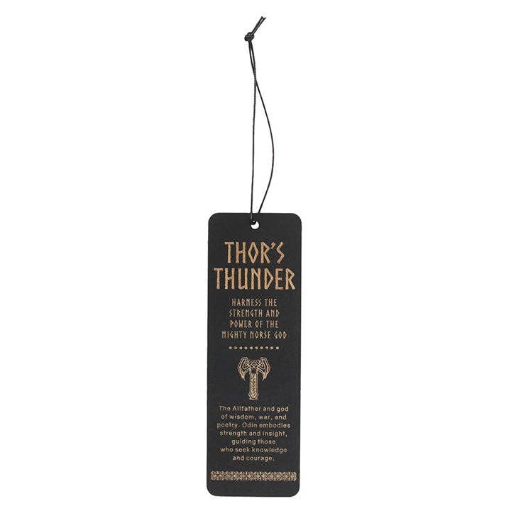 Thor's Thunder Wooden Viking Bookmark