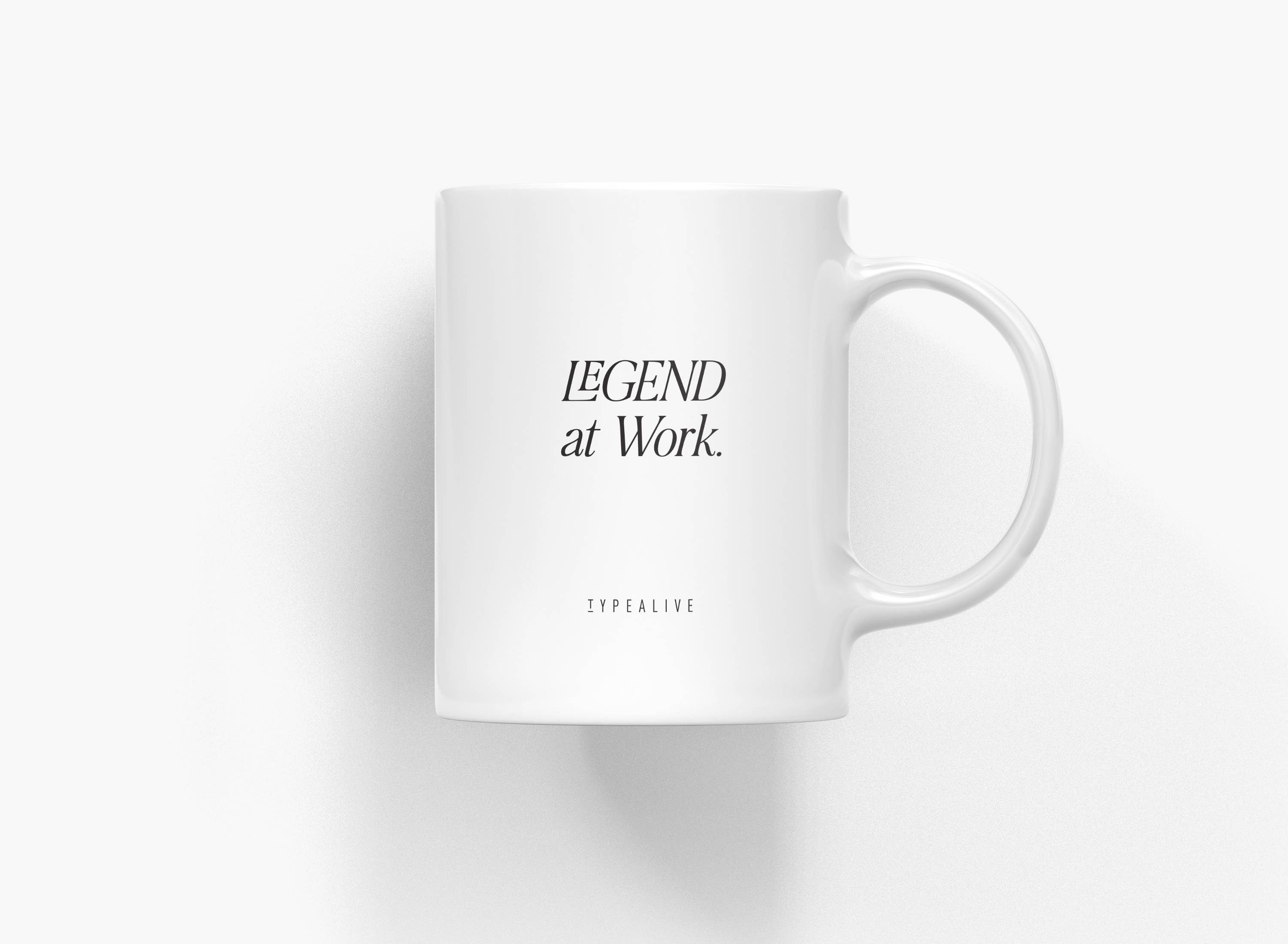 typealive - Ceramic mug/Legend at work