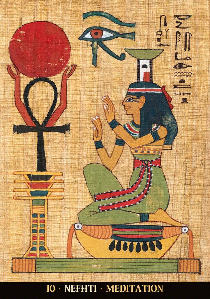 Egyptian Gods Oracle Cards Lo Scarabeo