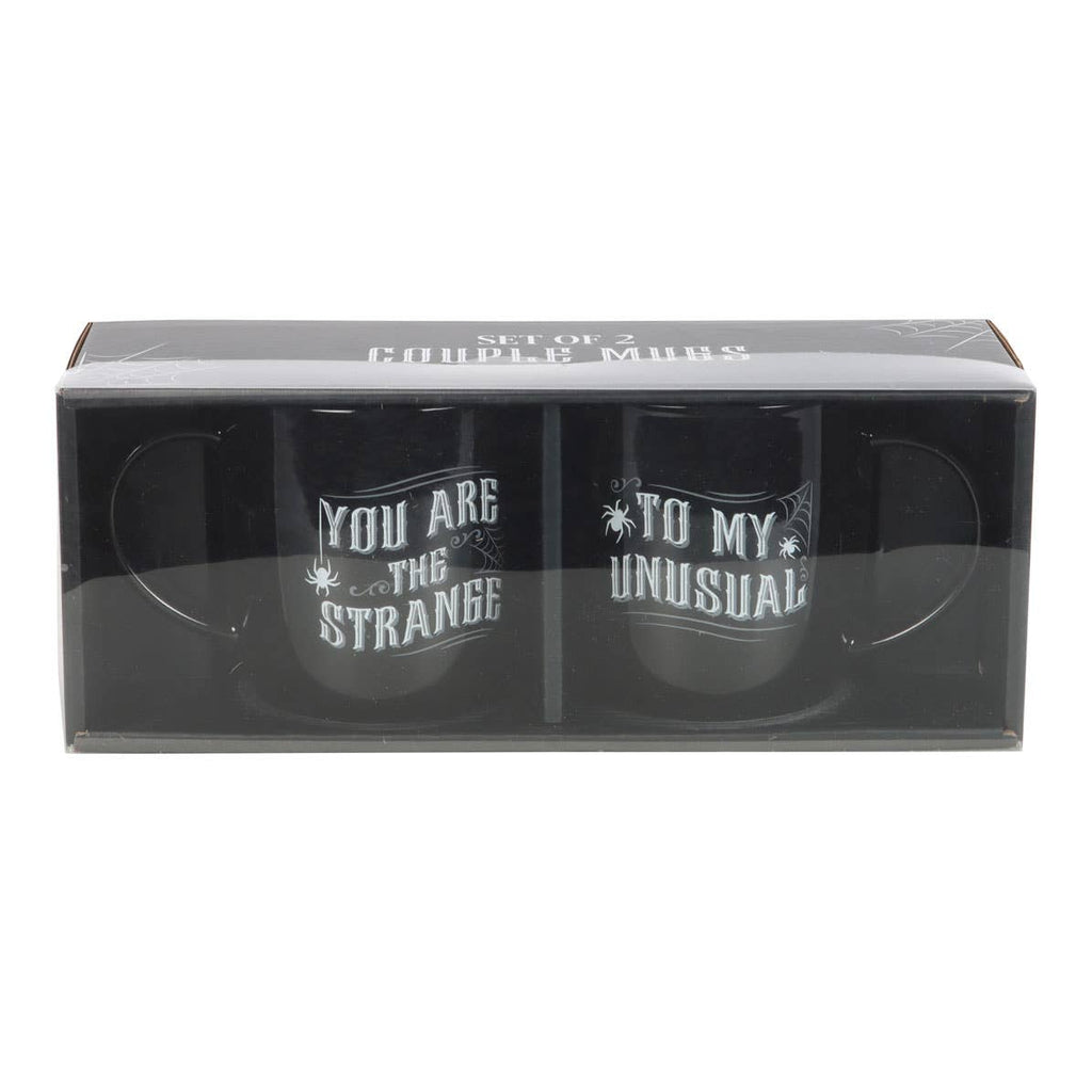 You are the strange to my unusual, Coffee mug set