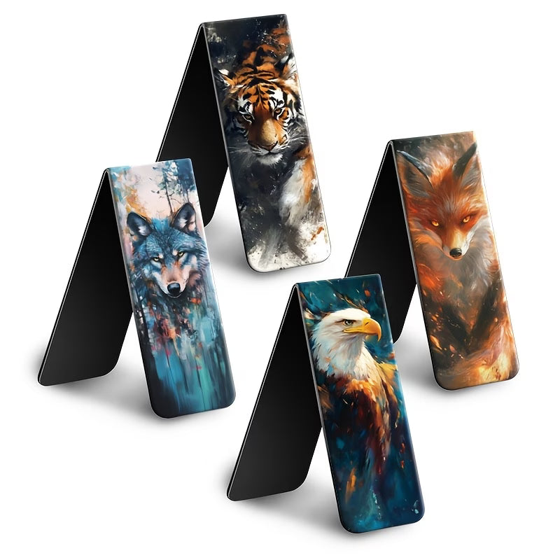 Magnetiske bokmerker 4 pk