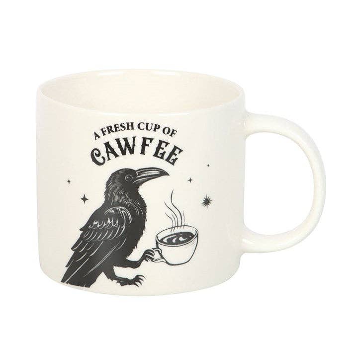 Fresh Cup of Cawfee krus med ravnemotiv