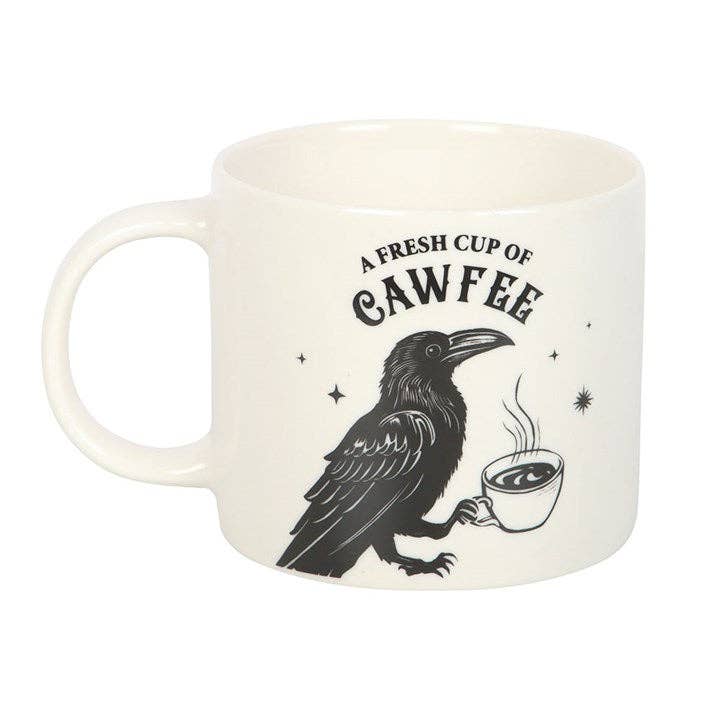 Fresh Cup of Cawfee krus med ravnemotiv