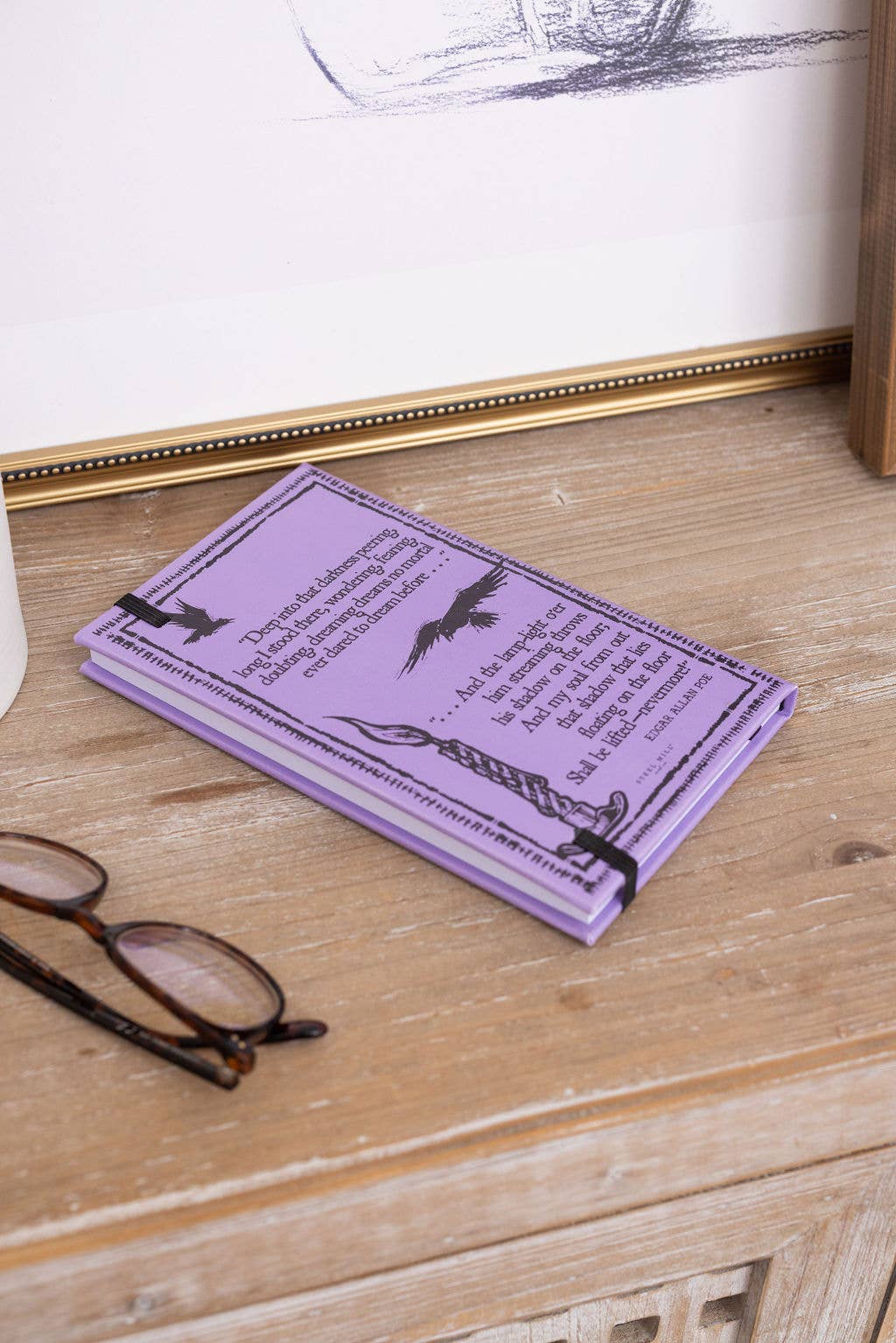 Journal, The Raven - Purple