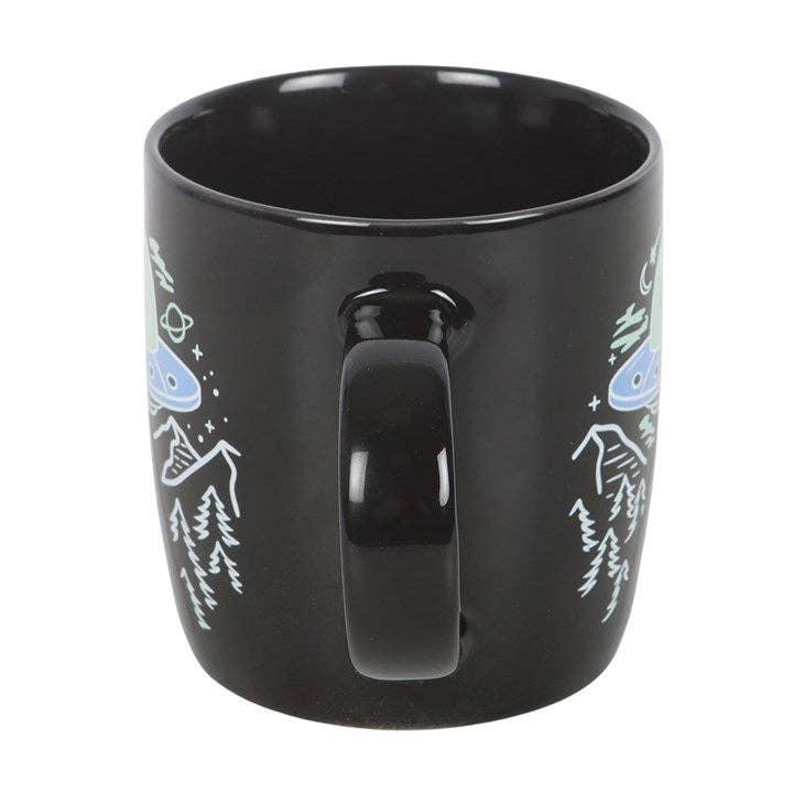Done with earth Heat Change UFO Mug