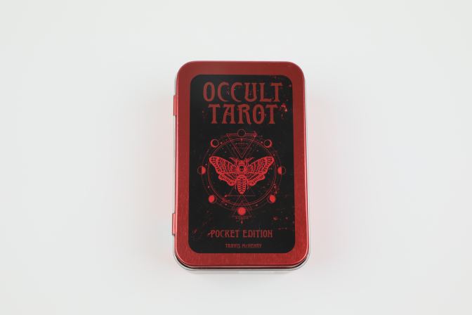 Occult Tarot Pocket Edition Cards in a Tin Rockpool