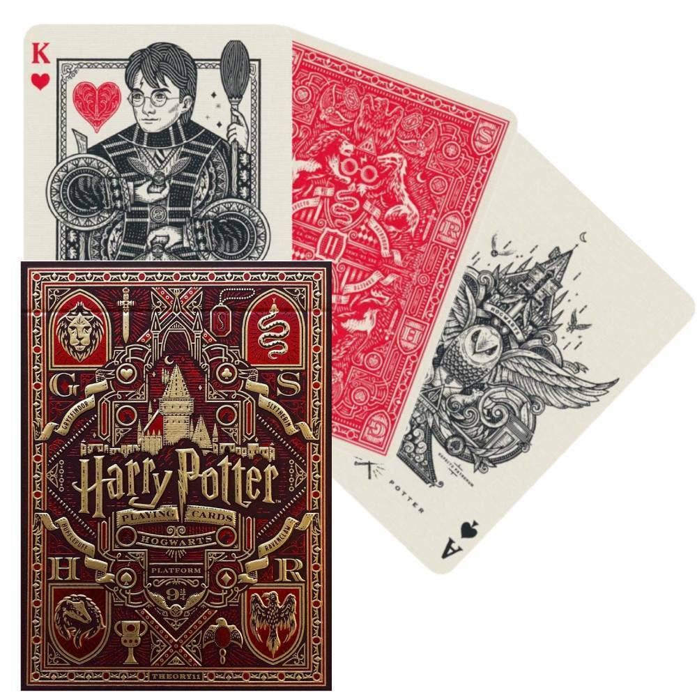 Cardshouse - Harry Potter Gryffindor Red Theory11 playing cards
