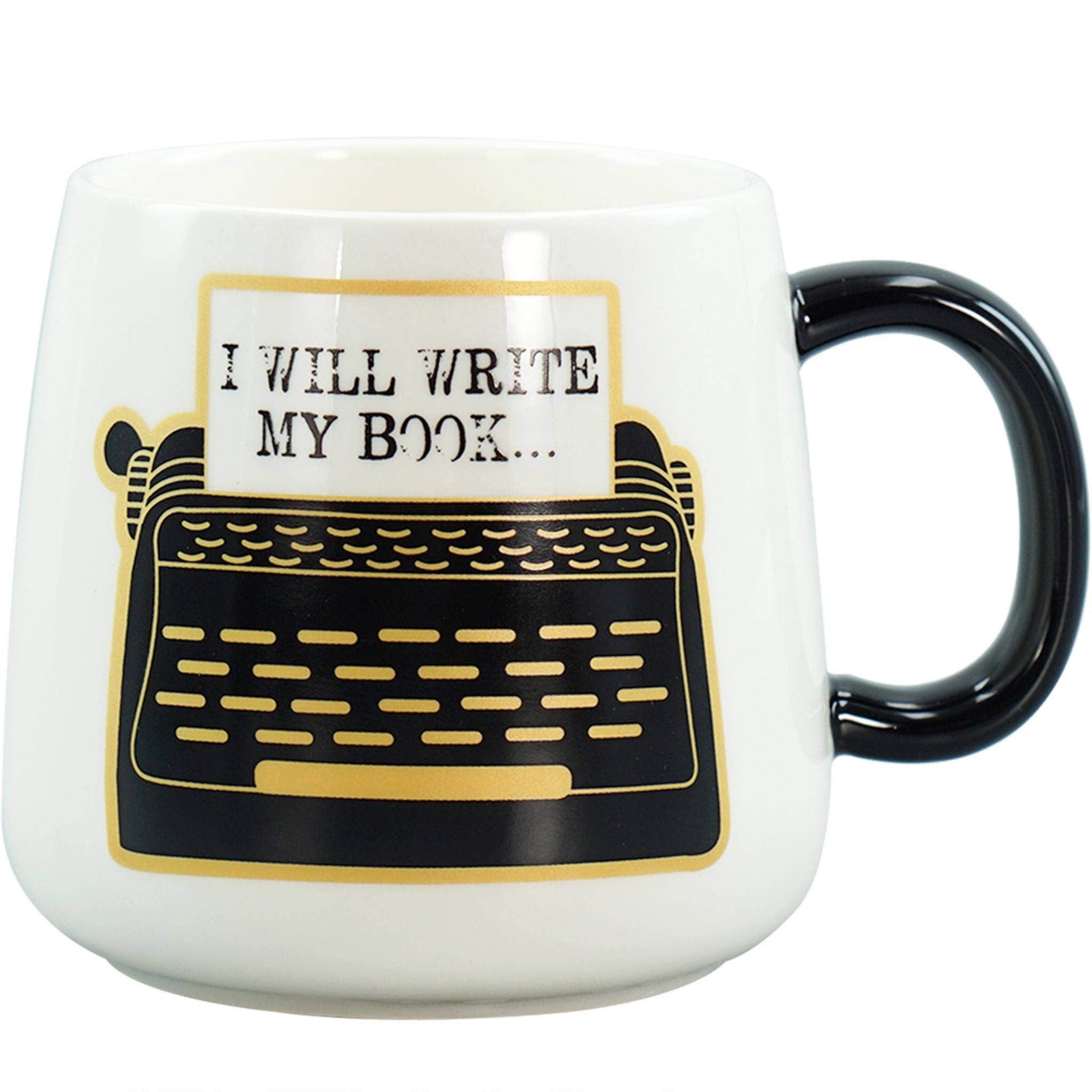Mug Oval (370ml) - I Will Write My Book