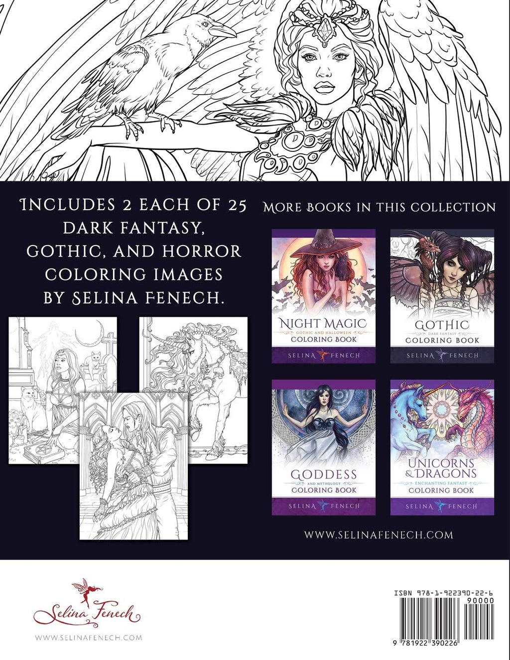 Dark Fantasy Coloring Book: Grim and Gothic