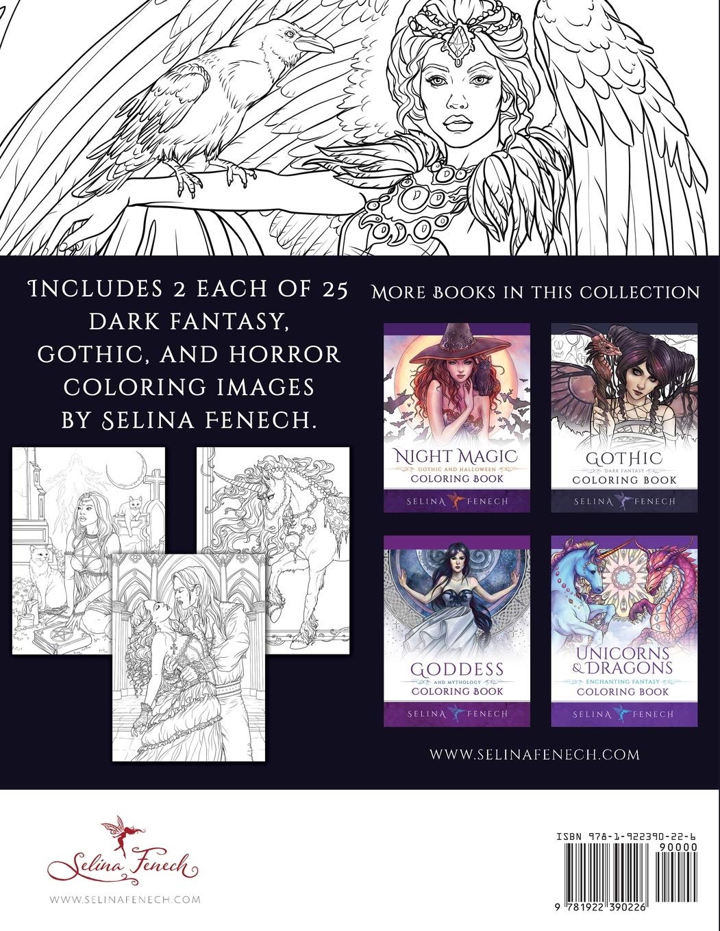 Dark Fantasy Coloring Book: Grim and Gothic
