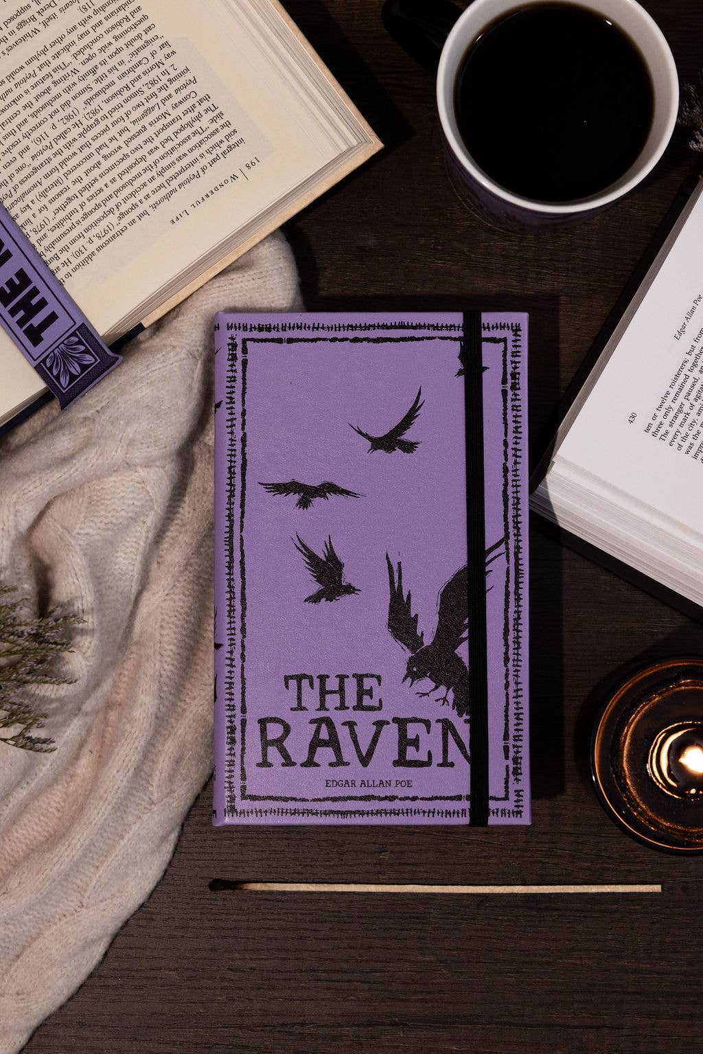 Journal, The Raven - Purple
