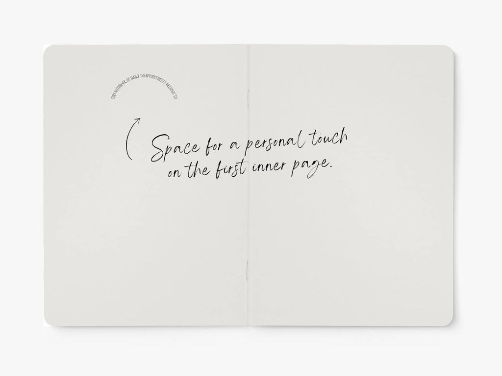 Notebook / Daily Disappointments