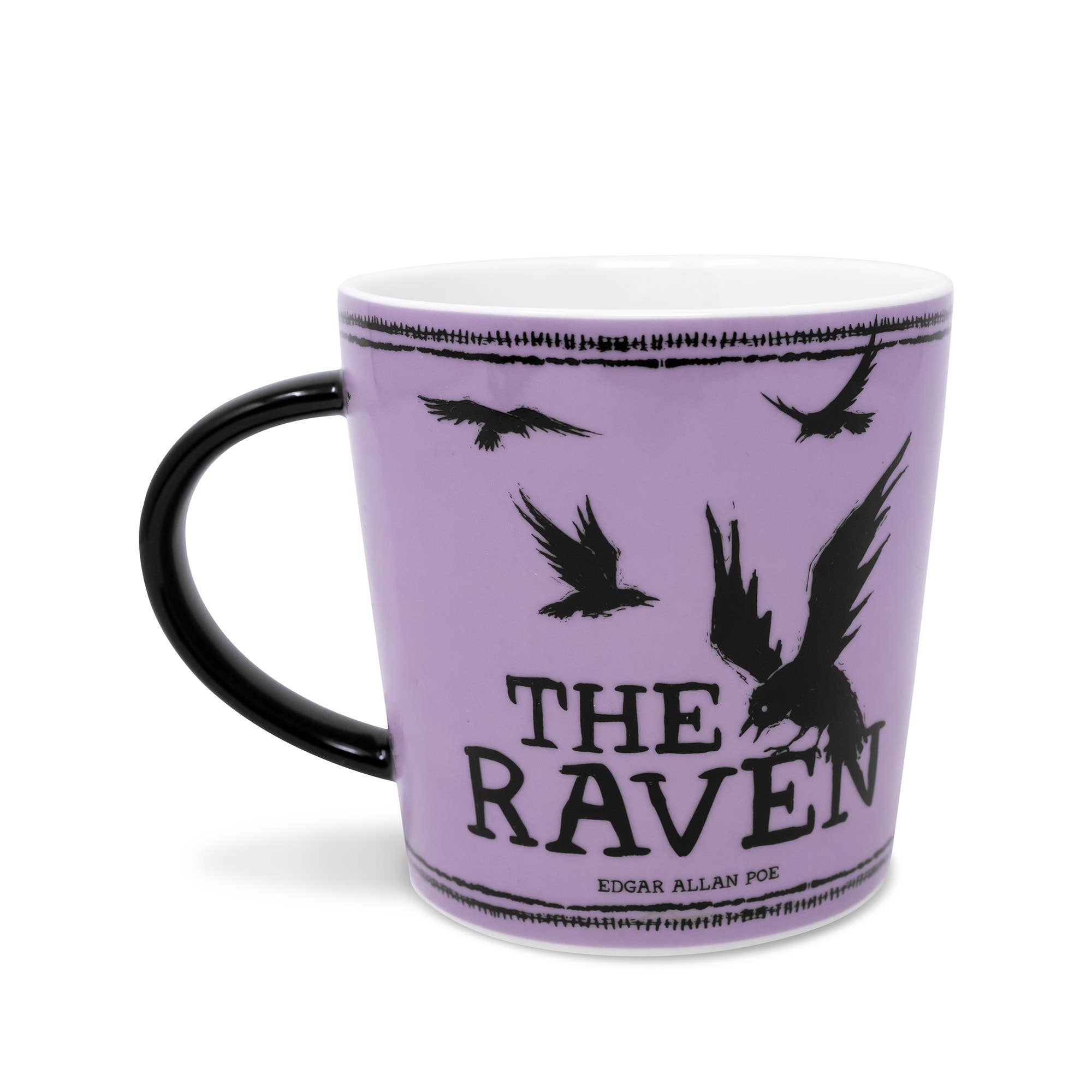 Ceramic Mug, The Raven - Purple
