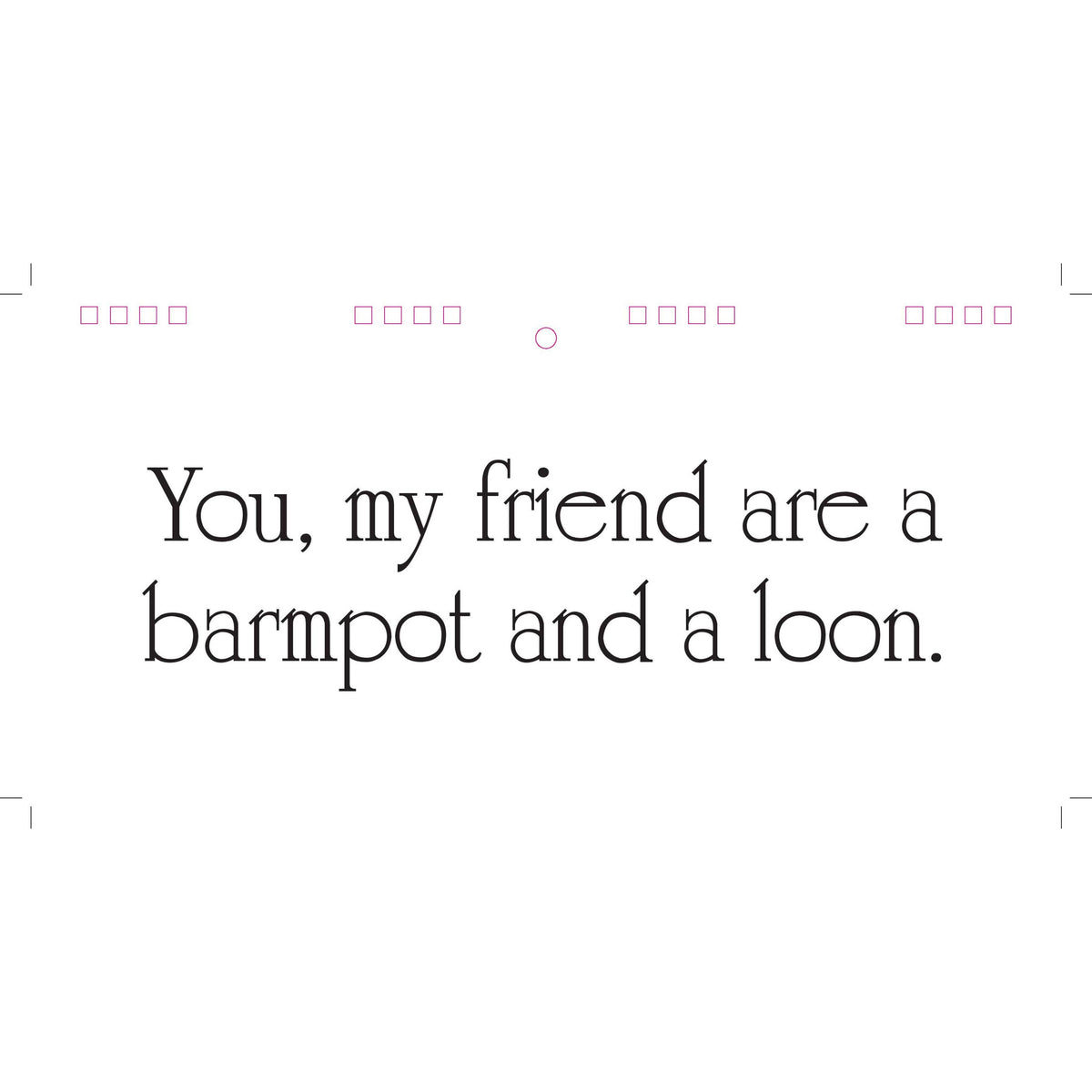 Classic Insults Flip Book