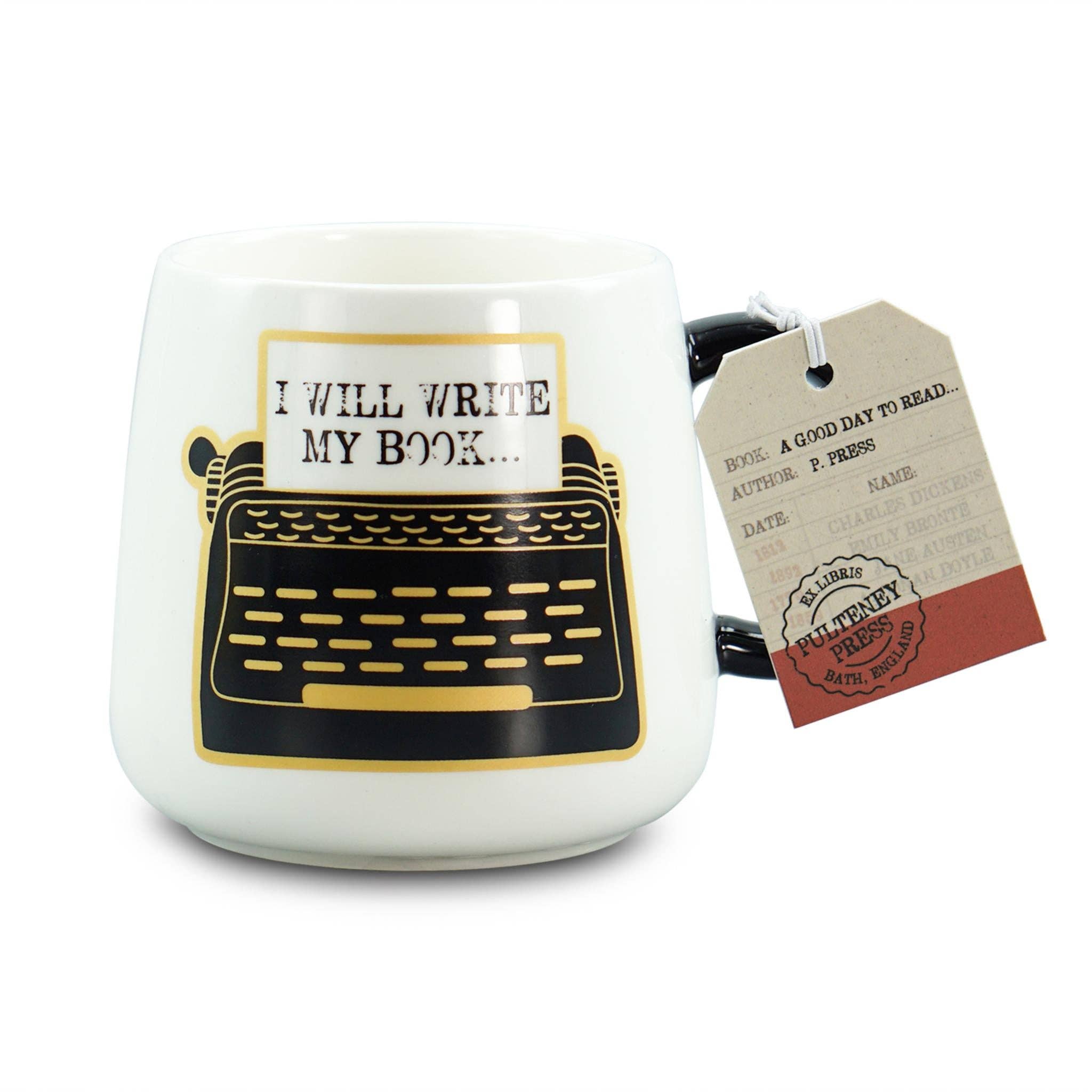 Mug Oval (370ml) - I Will Write My Book