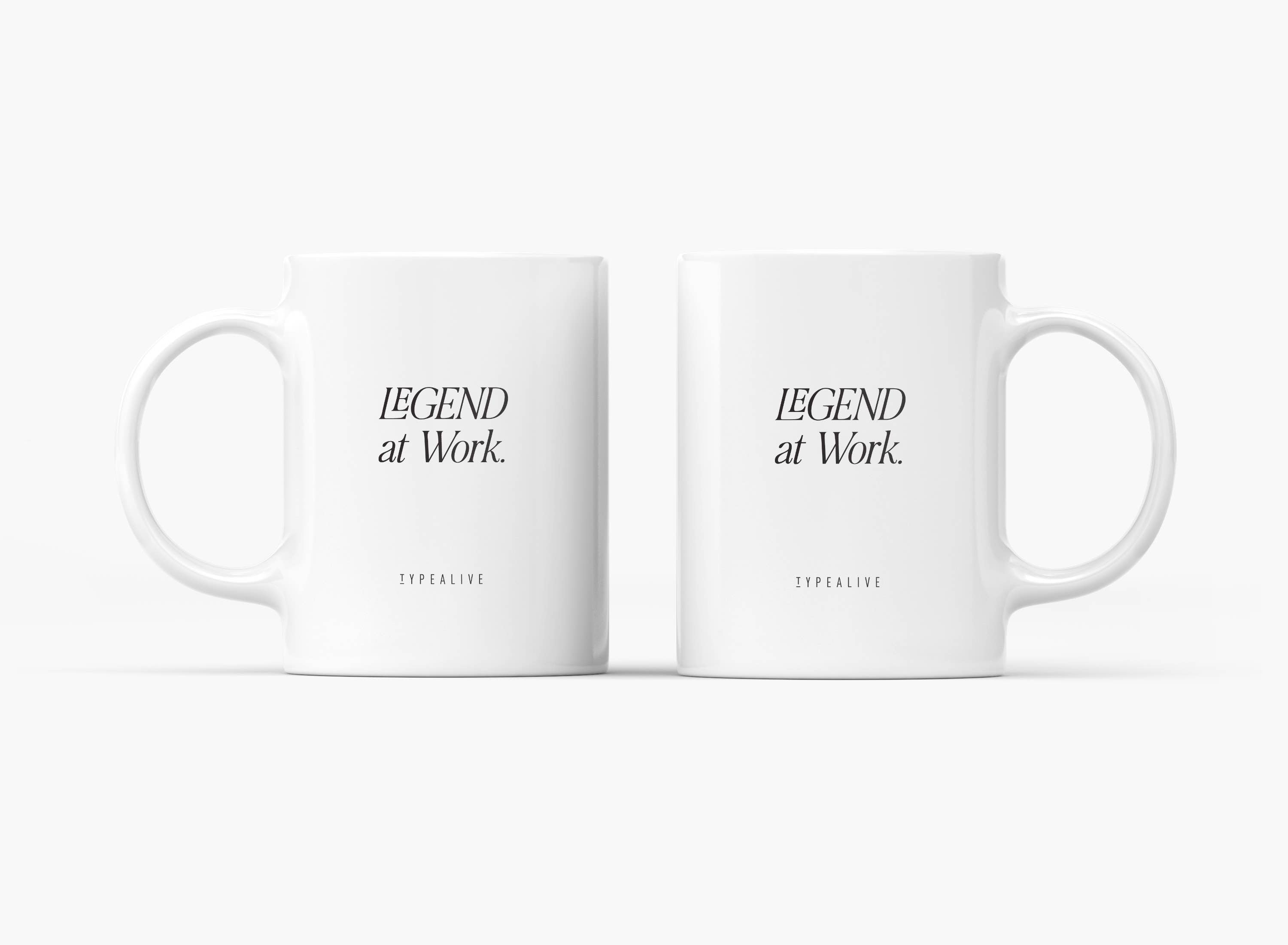 typealive - Ceramic mug/Legend at work