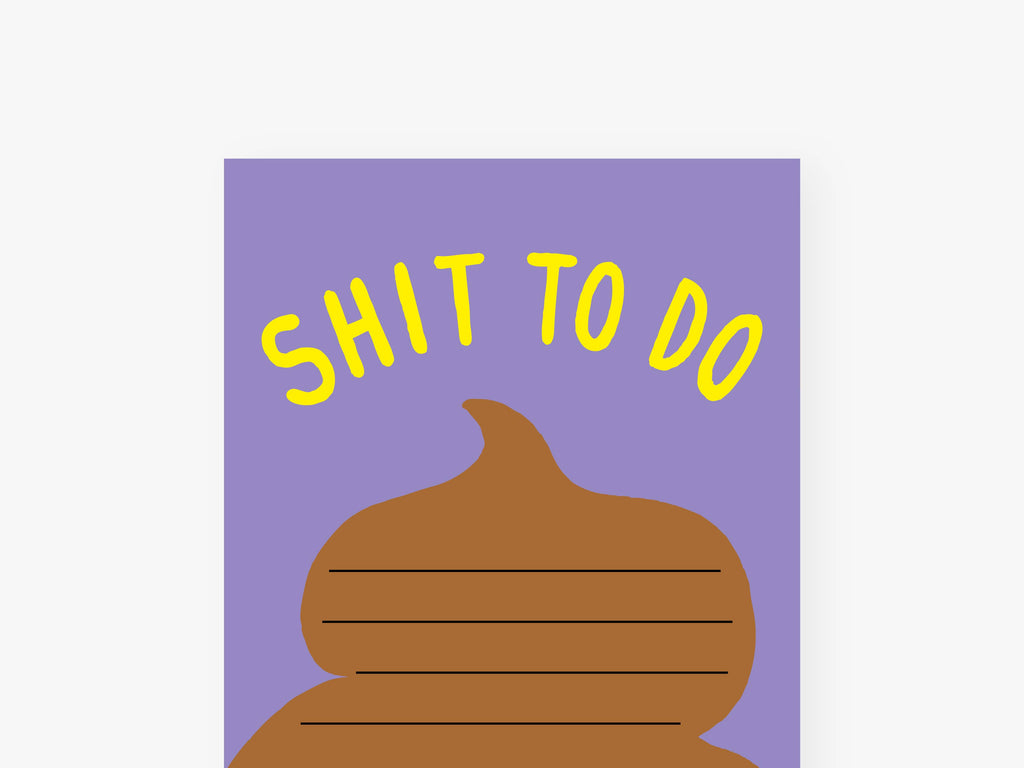 Notepad "narrow" / Shit To Do