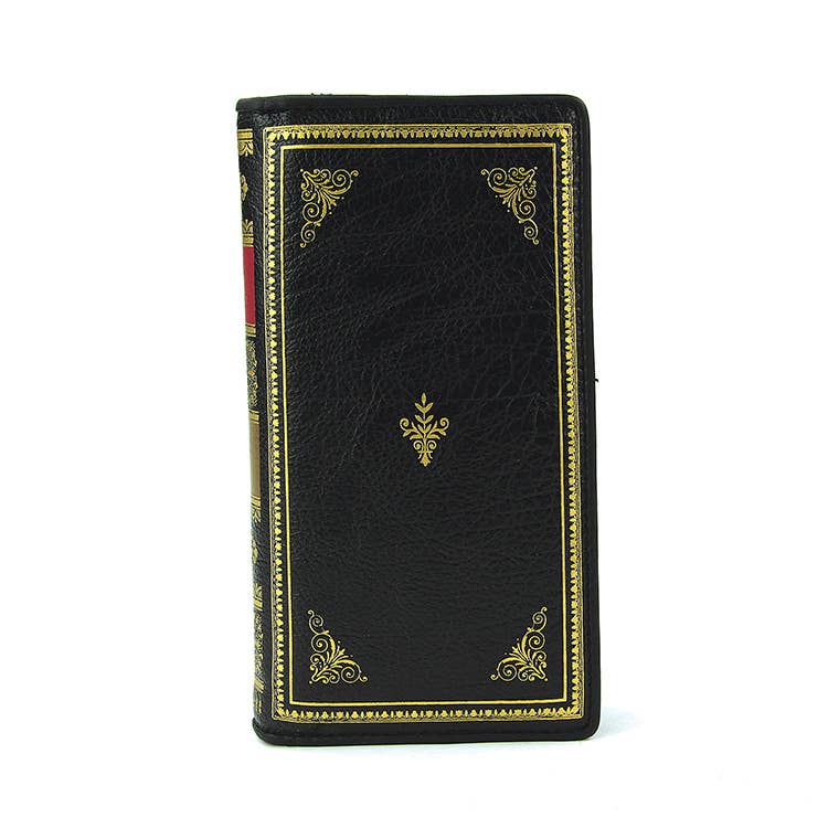 Vintage Book Wallet- Book of wealth