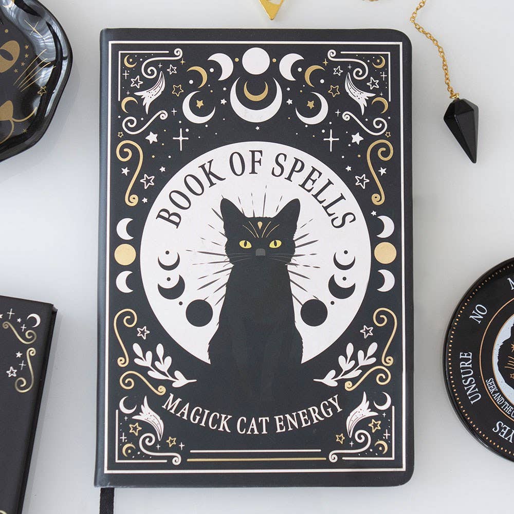 Book of Spells A5 Notebook with Pen
