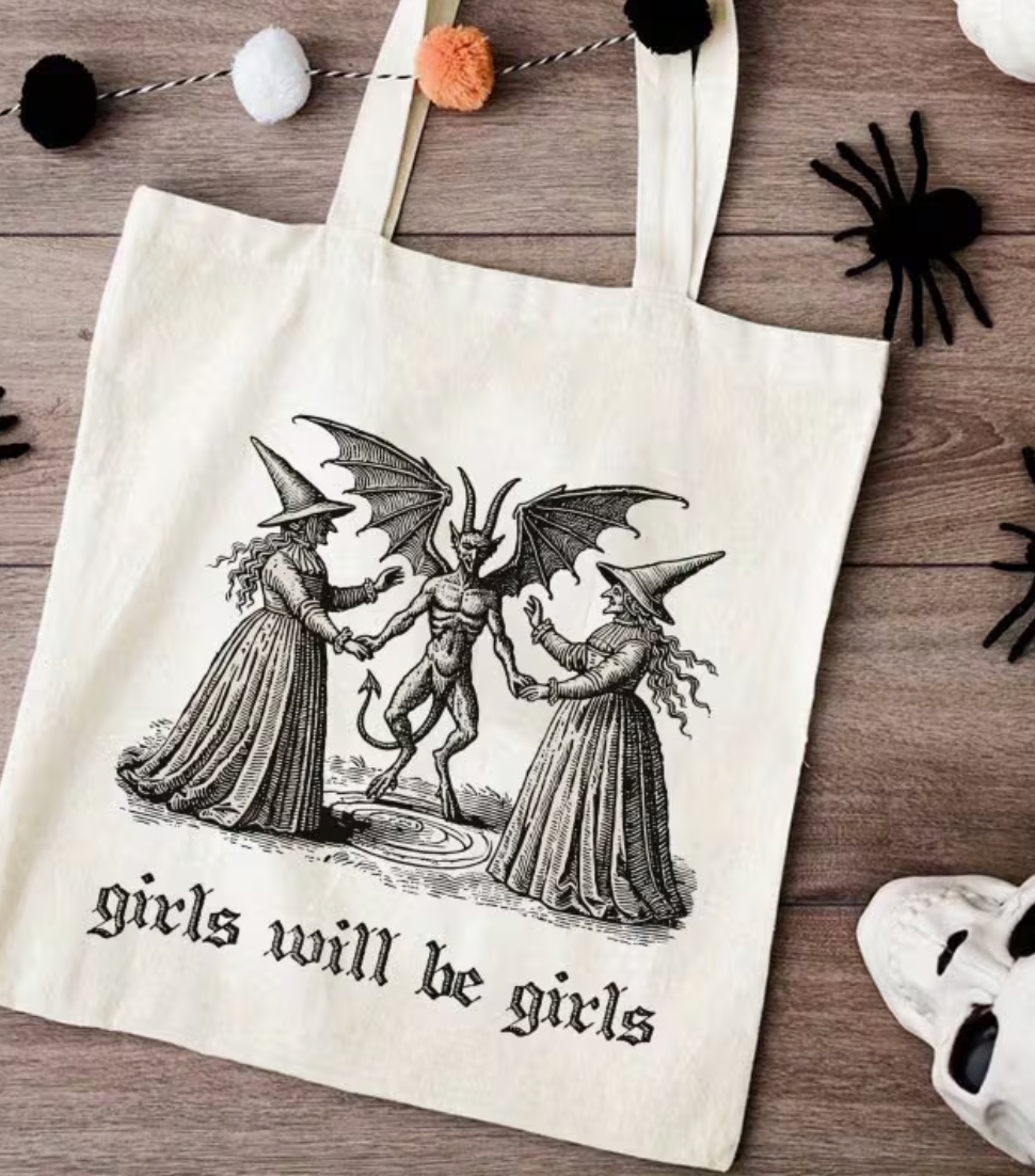 Girls will be girls, tote bag