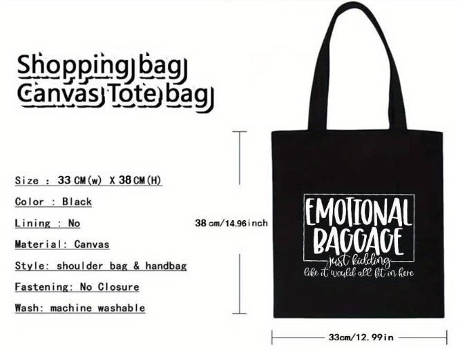 Emotional Baggage totebag