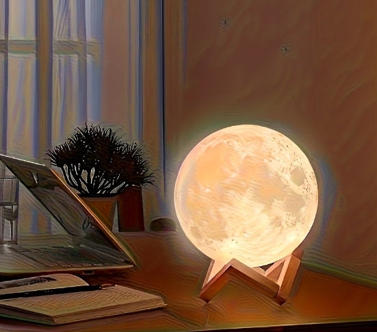 Led måne-lampe