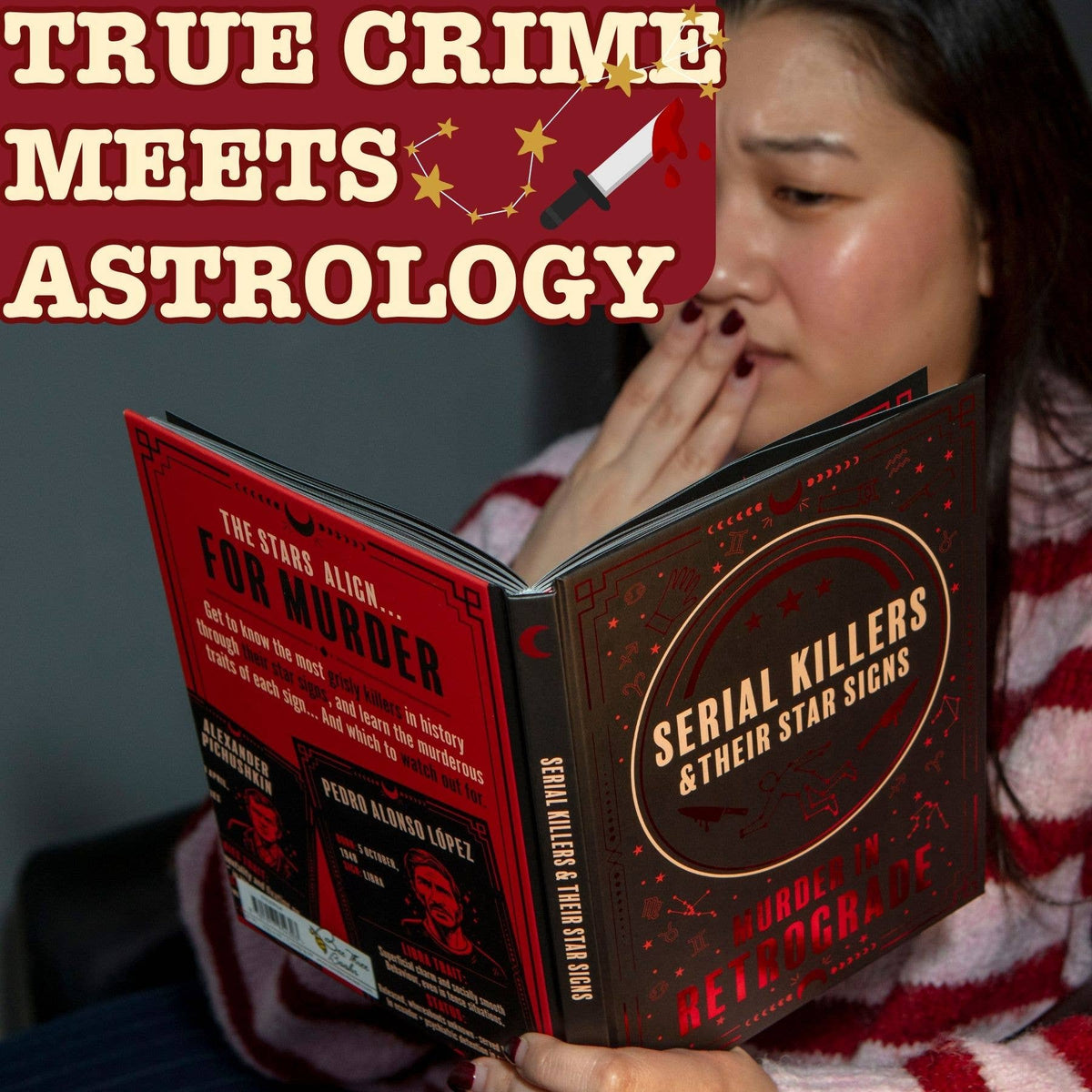 Murder in Retrograde True Crime Gift Book – Serial Killers
