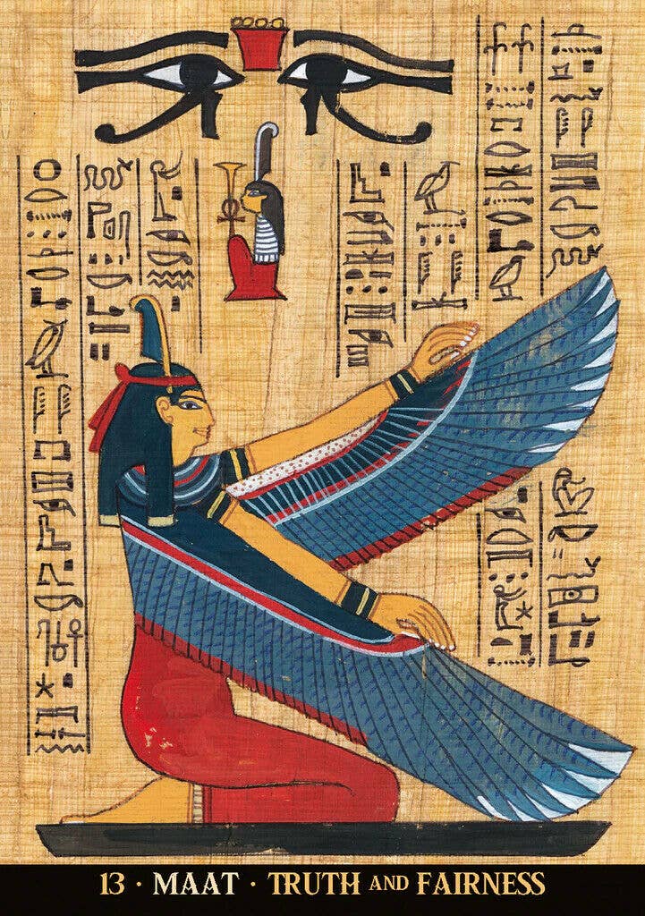 Egyptian Gods Oracle Cards Lo Scarabeo