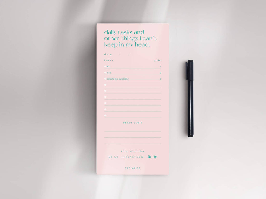 Notepad “slim”/Things
