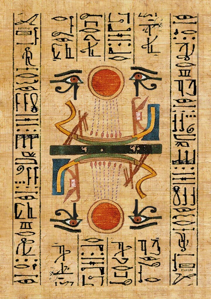 Egyptian Gods Oracle Cards Lo Scarabeo