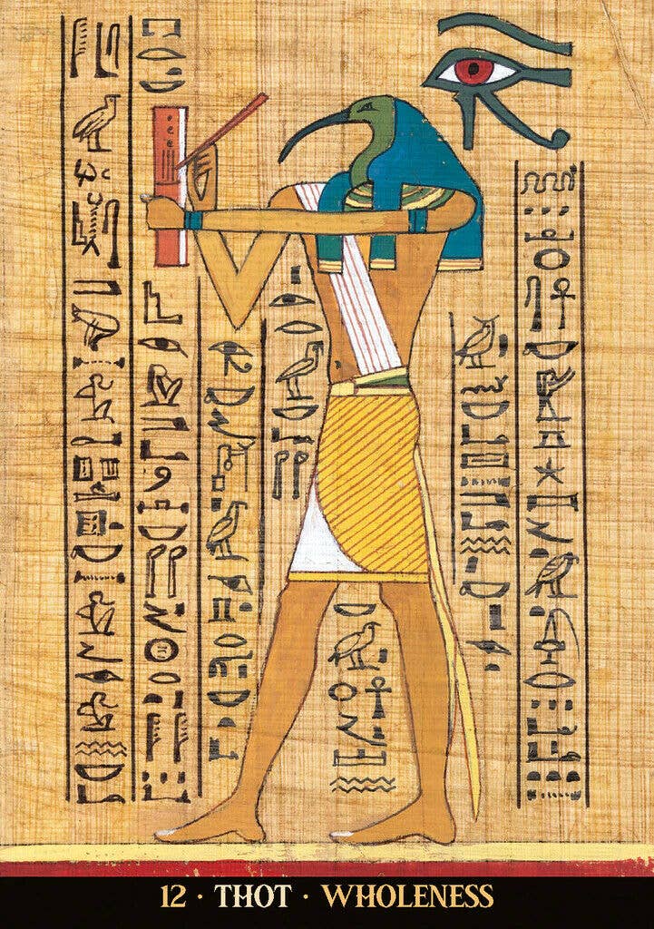 Egyptian Gods Oracle Cards Lo Scarabeo