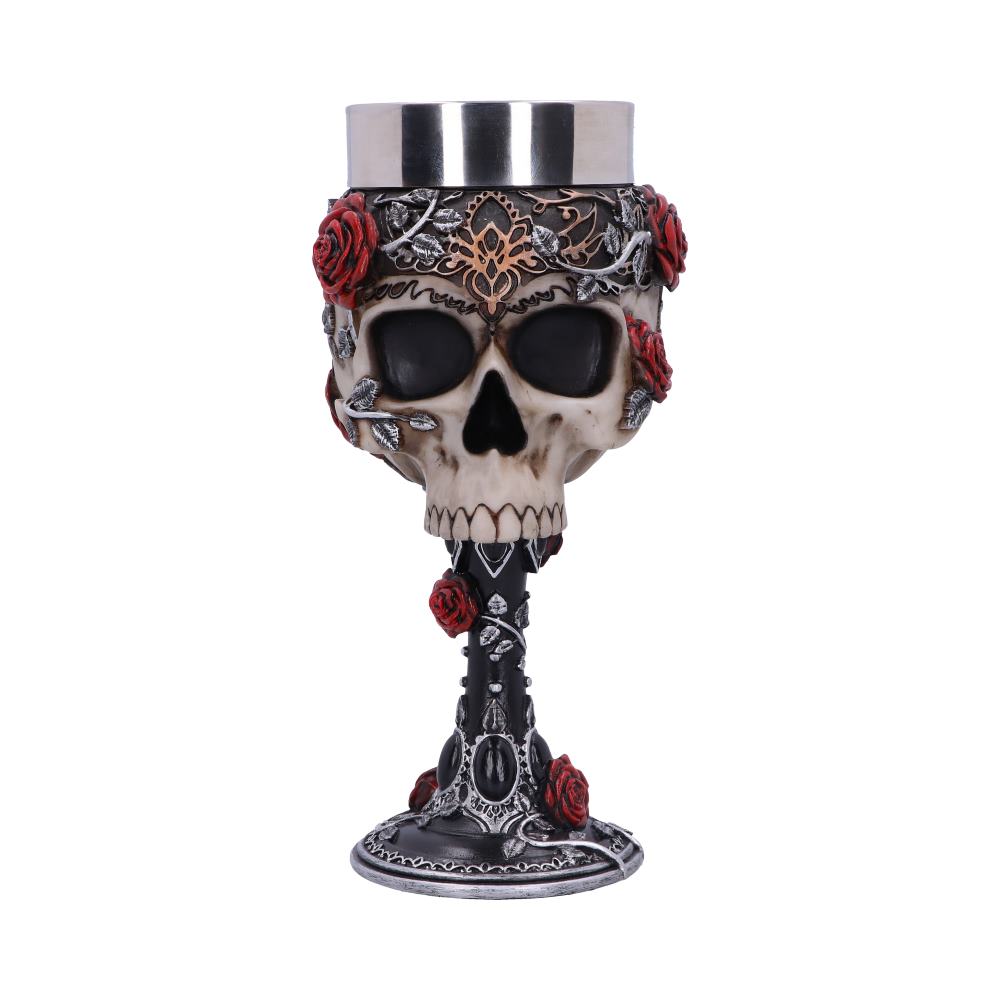 Gothic roses goblet