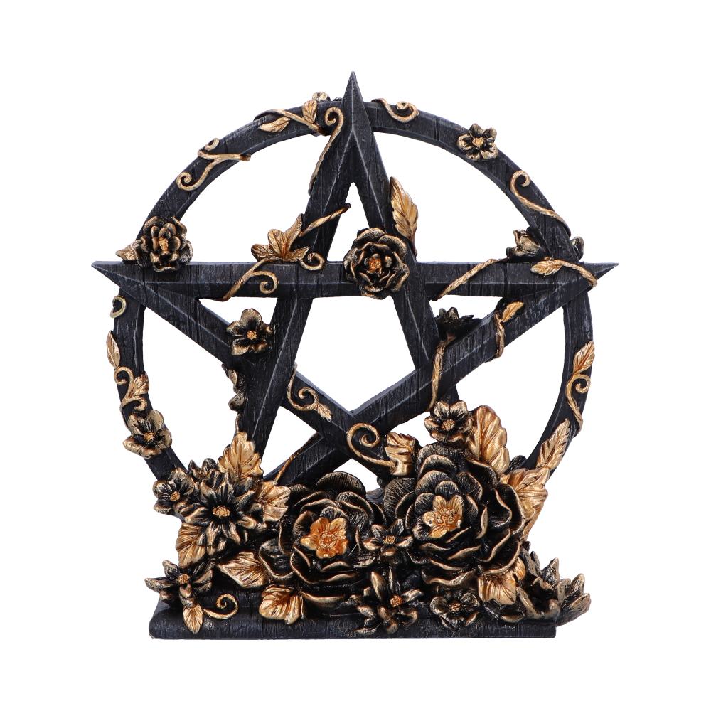 Floral pentagram