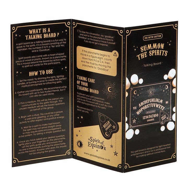 Black Gothic Ouija-brett