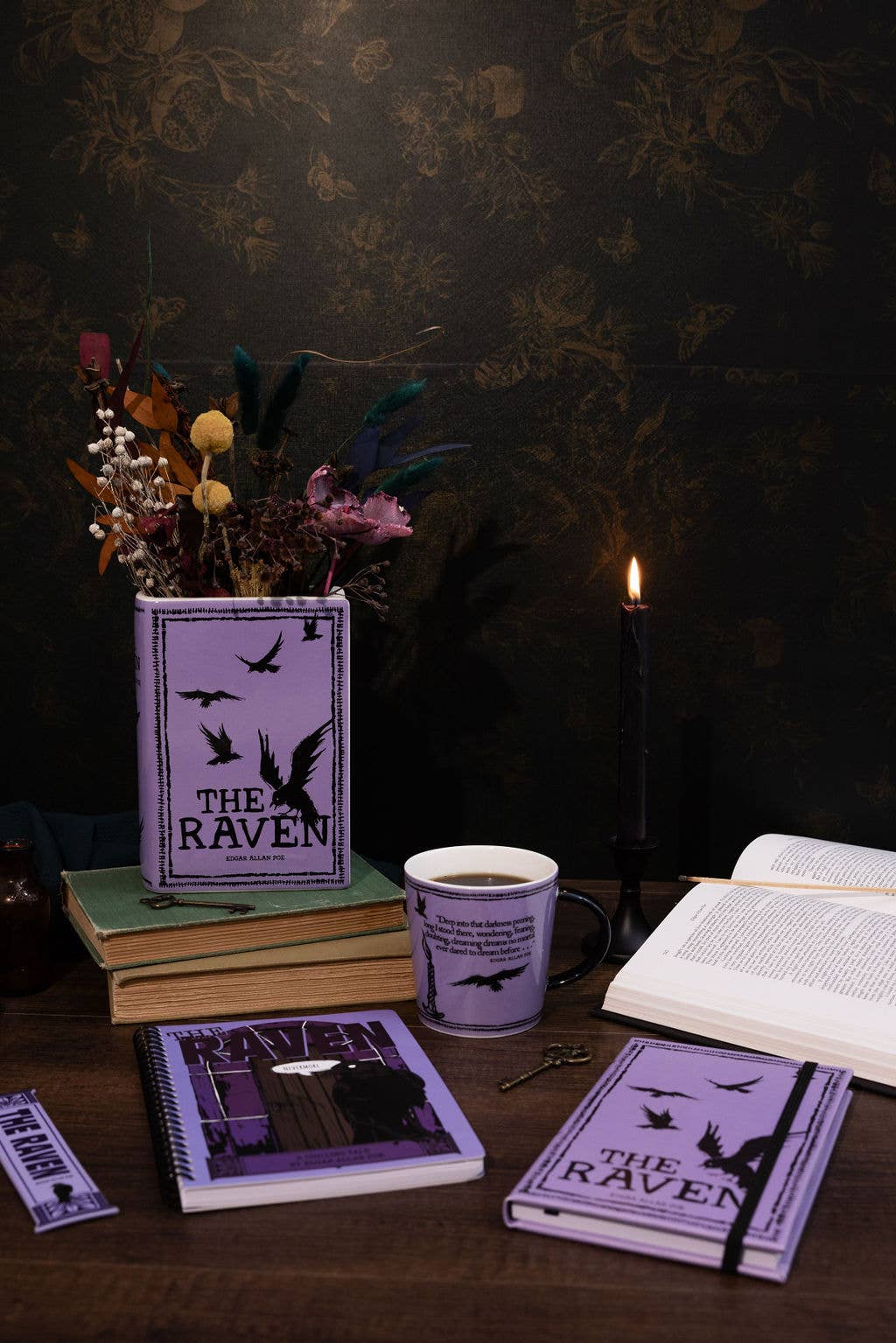 Journal, The Raven - Purple